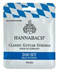 Hannabach 500HT Комплект струн для классической гитары, посеребренная медь, сильное натяжение