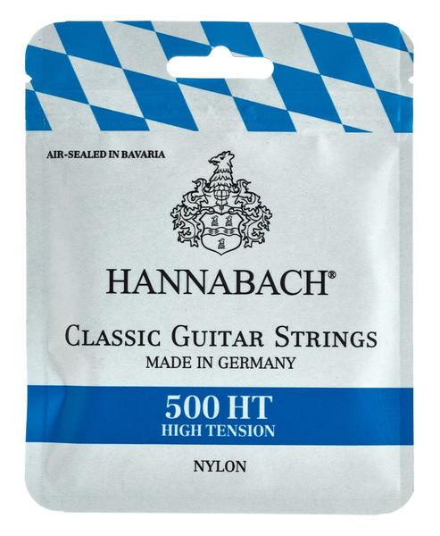 Hannabach 500HT Комплект струн для классической гитары, посеребренная медь, сильное натяжение - фото 1 - id-p177903547