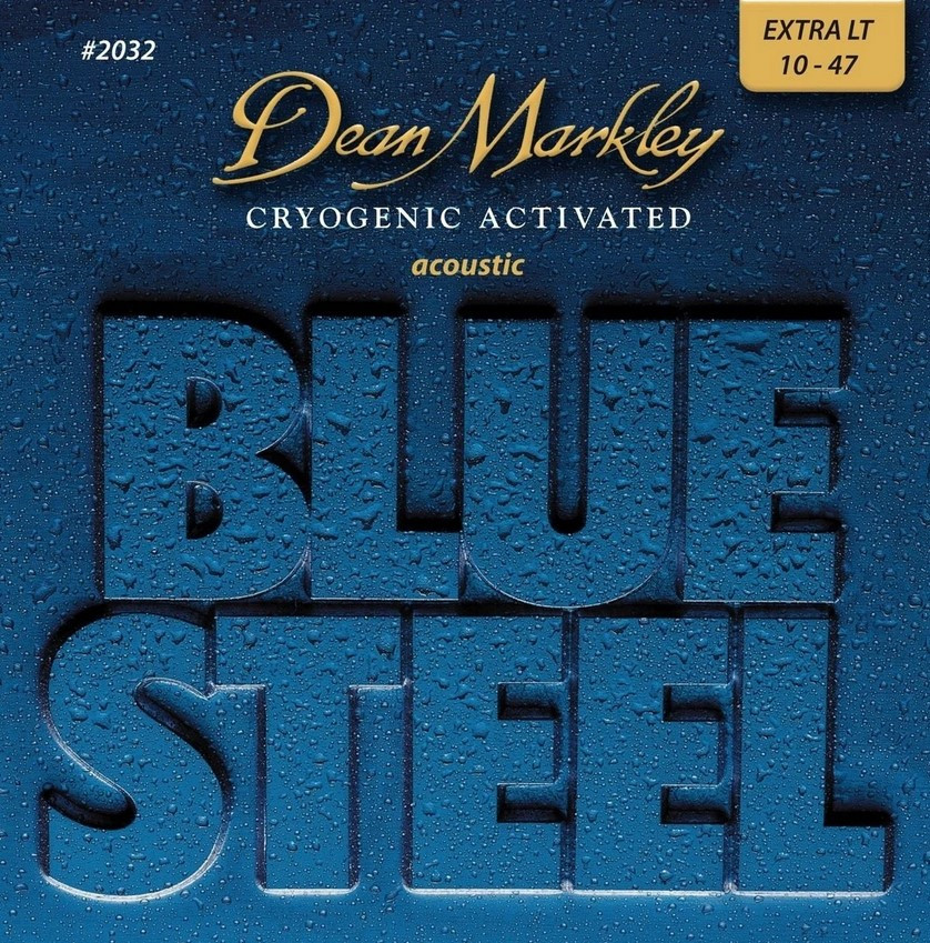 Dean Markley DM2032 Blue Steel Комплект струн для акустической гитары, латунь, 10-47