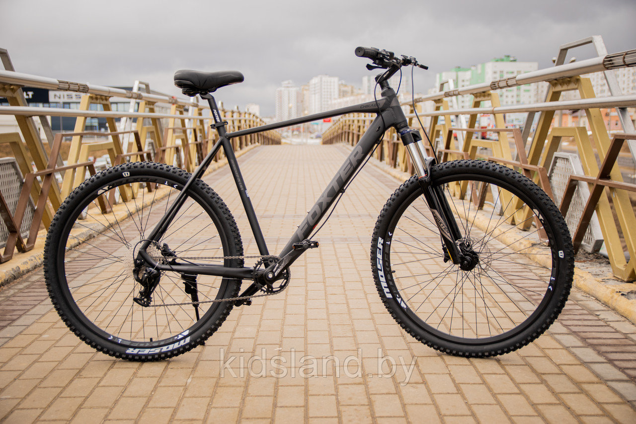 Велосипед Foxter ChicaGO 29'' 10x 42Т(черный матовый) - фото 1 - id-p177903999
