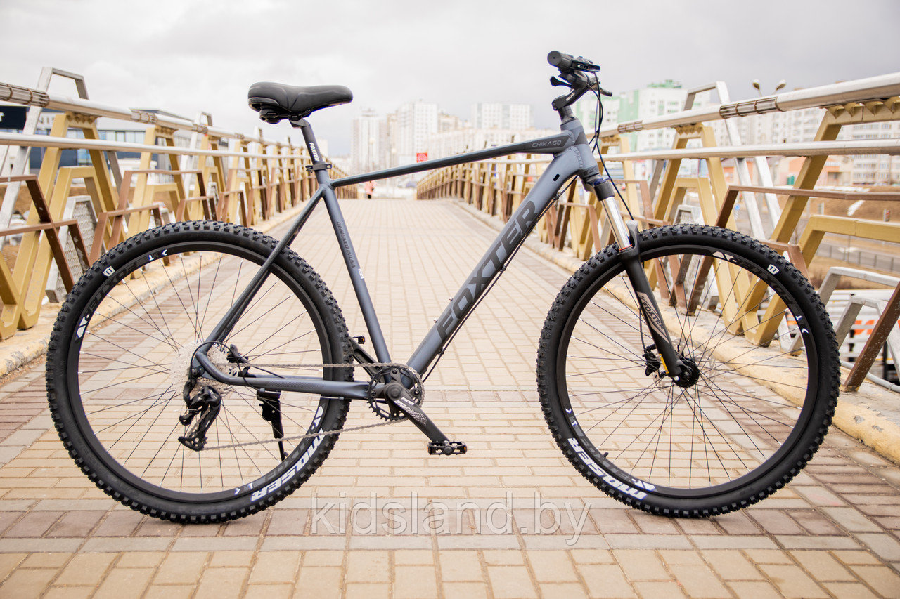 Велосипед Foxter ChicaGO 29'' 10x 36T (серый матовый) - фото 1 - id-p177904024