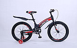 Детский велосипед Delta Prestige Maxx 20 2022 (черный/красный) спицы, магниевая рама, фото 2