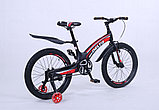 Детский велосипед Delta Prestige Maxx 20 2022 (черный/красный) спицы, магниевая рама, фото 3