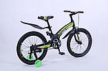 Детский велосипед Delta Prestige Maxx 20 2022 (черный/зеленый) спицы, магниевая рама, фото 3