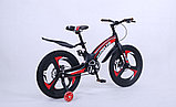 Детский велосипед Delta Prestige Maxx D 20 2022 (черный/красный, литые диски) магниевая рама, вилка и колеса, фото 3