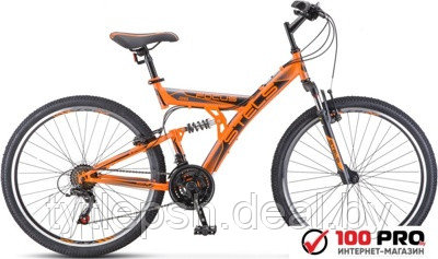 Велосипед Stels Focus V 18-sp 26 V030 2021 (оранжевый/черный) - фото 1 - id-p177907817