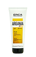 Epica Professional Маска для придания блеска волосам с маслом арганы Argania Rise Organic, 250 мл