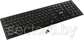 Клавиатура Acer OKR010 черный USB беспроводная slim Multimedia ACER ZL.KBDEE.003