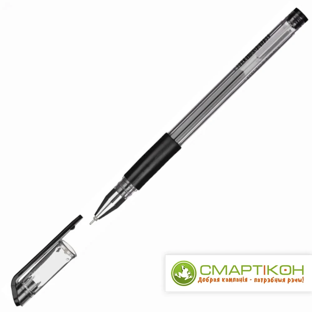 Ручка гелевая Attache Gelios-030 0,5 мм черный стержень.
