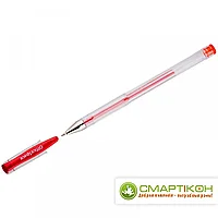 Ручка гелевая OfficeSpace 0,5 мм красный стержень.