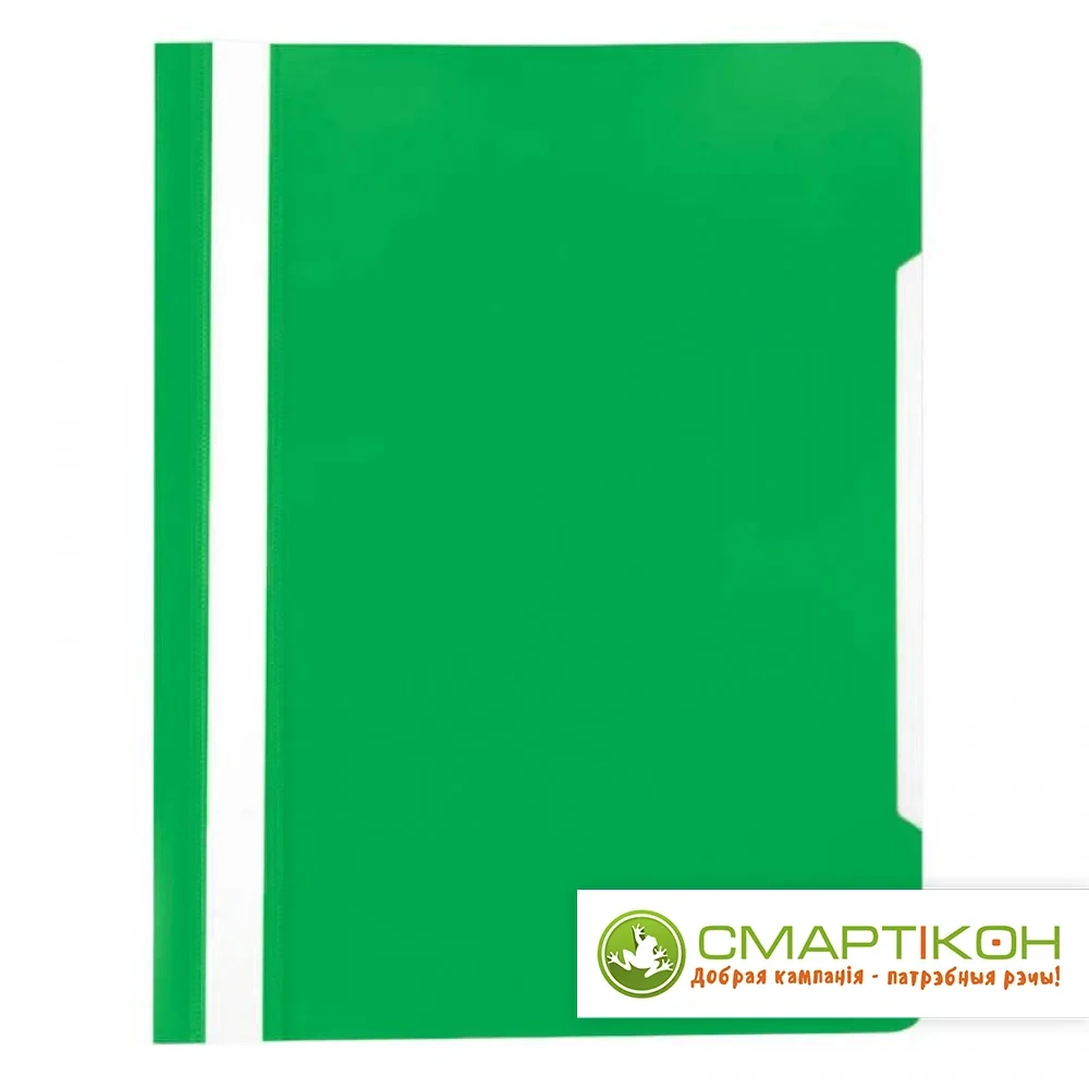 Папка-скоросшиватель Attache А4 180 мкм зеленая.