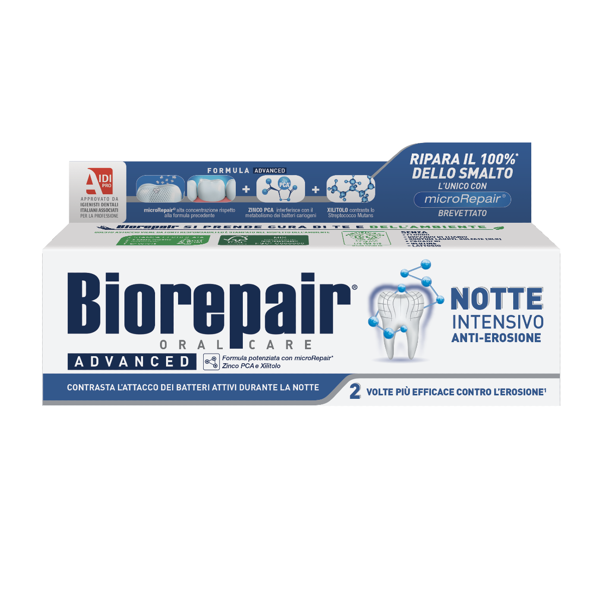 З/паста серии "BioRepair " интенсивное ночное восстановление 75 мл