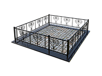 Ограда из металла на могилу № 3,5,6,9,19,21,22,23