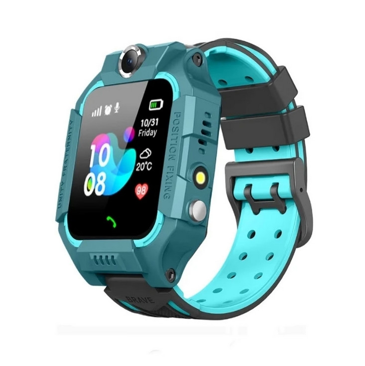 Детские смарт часы Smart Baby Watch Z6 GPS, тёмно-бирюзовый (Приложение: SeTracker) - фото 3 - id-p177920584