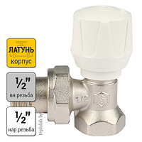 Клапан терморегулирующий Stout SVR 1/2" ВР/НР угловой