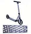 Самокат подростковый двухколесный Scooter Urban Leo анодированный цвет черный, фото 3