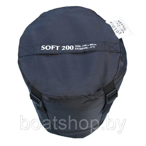 Спальный мешок GOLDEN SHARK Soft 200, 230х80см левая молния - фото 6 - id-p175799316