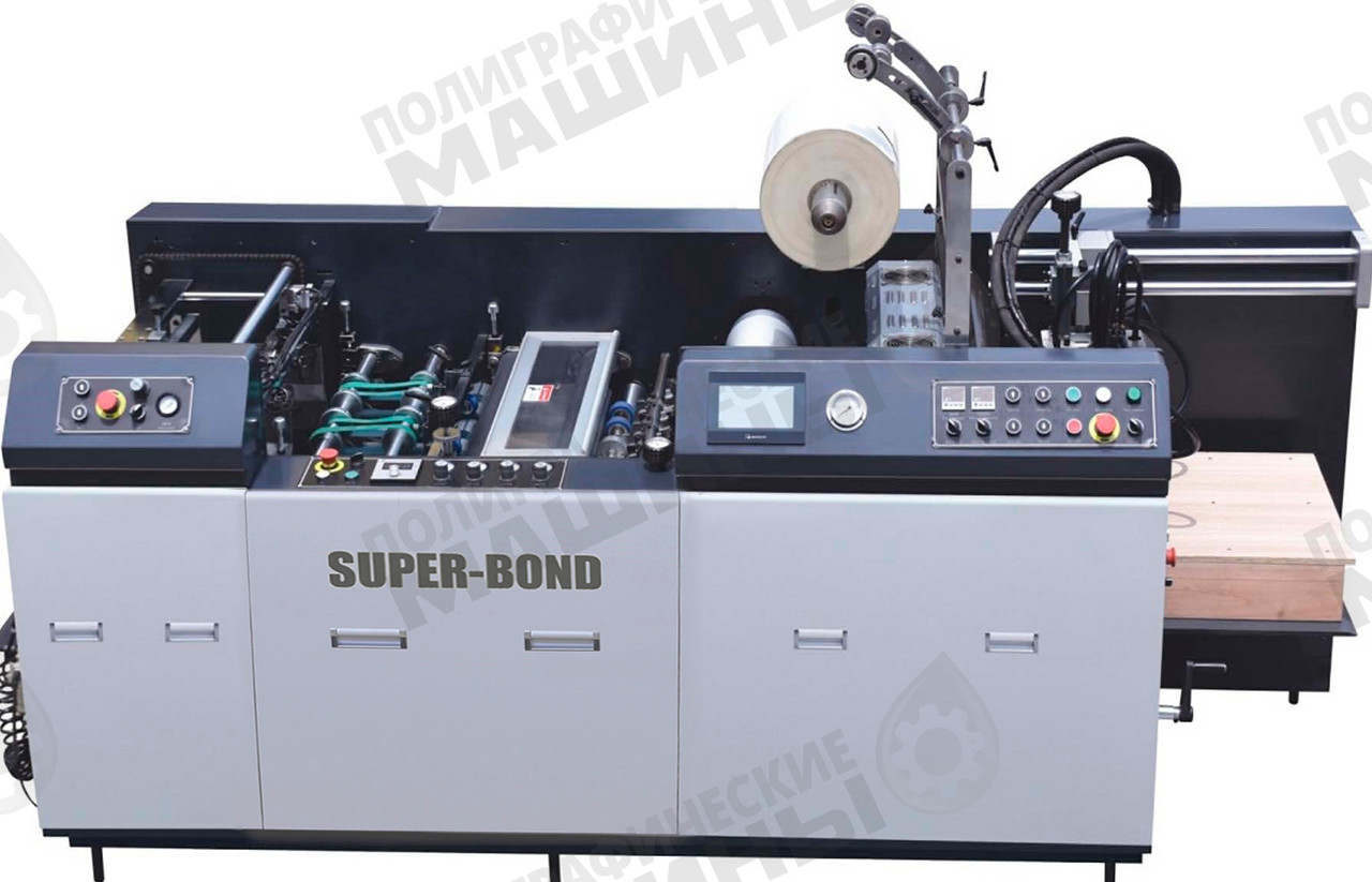 Эмбоссирующий автоматический ламинатор B2 30 м/мин SUPER-BOND 540E - фото 4 - id-p177921493