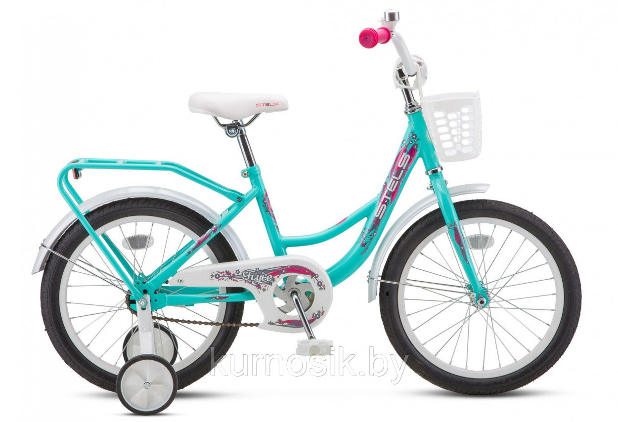 Велосипед STELS Flyte Lady 18" Z011 (от 4 до 8 лет) голубой 2022 - фото 3 - id-p177924041