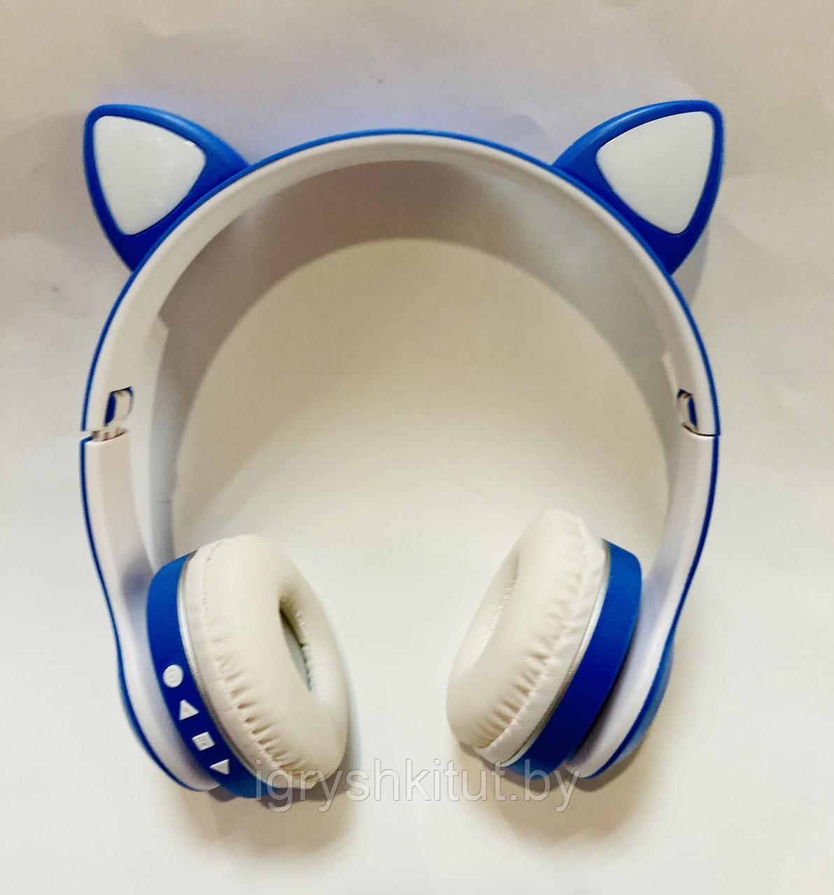 Беспроводные Bluetooth Наушники Cat Ear со светящимися кошачьими ушками, арт.ZW-023 - фото 2 - id-p171684838