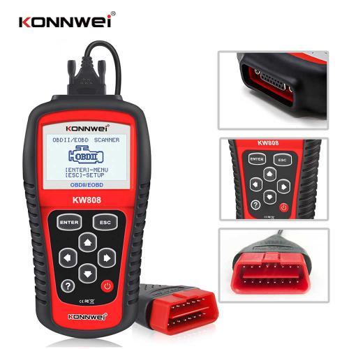 Мультимарочный автосканер Konnwei KW 808 (OBD2/EOBD/К-line). Встроенная библиотека ошибок - фото 3 - id-p154424138