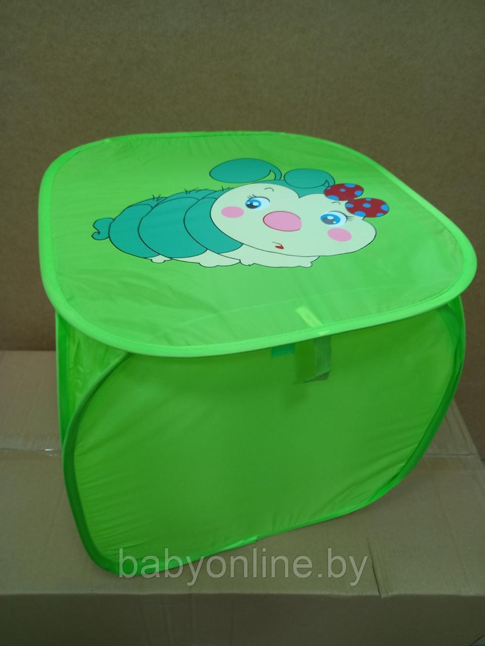 Корзина для игрушек цвет - зеленый арт R4001 - фото 2 - id-p177935942