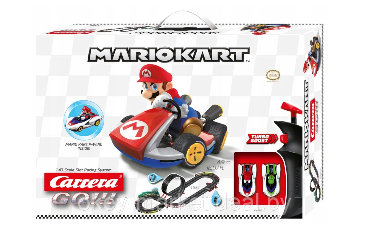 Автотрек Carrera Go Nintendo Mario Kart 62532 - фото 1 - id-p177936042