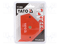 Струбцина магнитная для сварки 64х95х14мм (11.5кг) "Yato" YT-0866