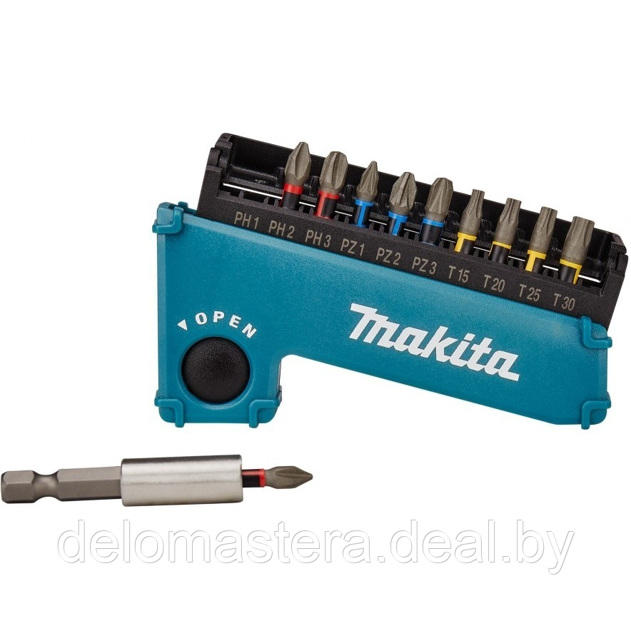 Набор бит 25 мм (11 шт) Impact Premier (PH/PZ/T), MAKITA E-03567 - фото 1 - id-p177936683