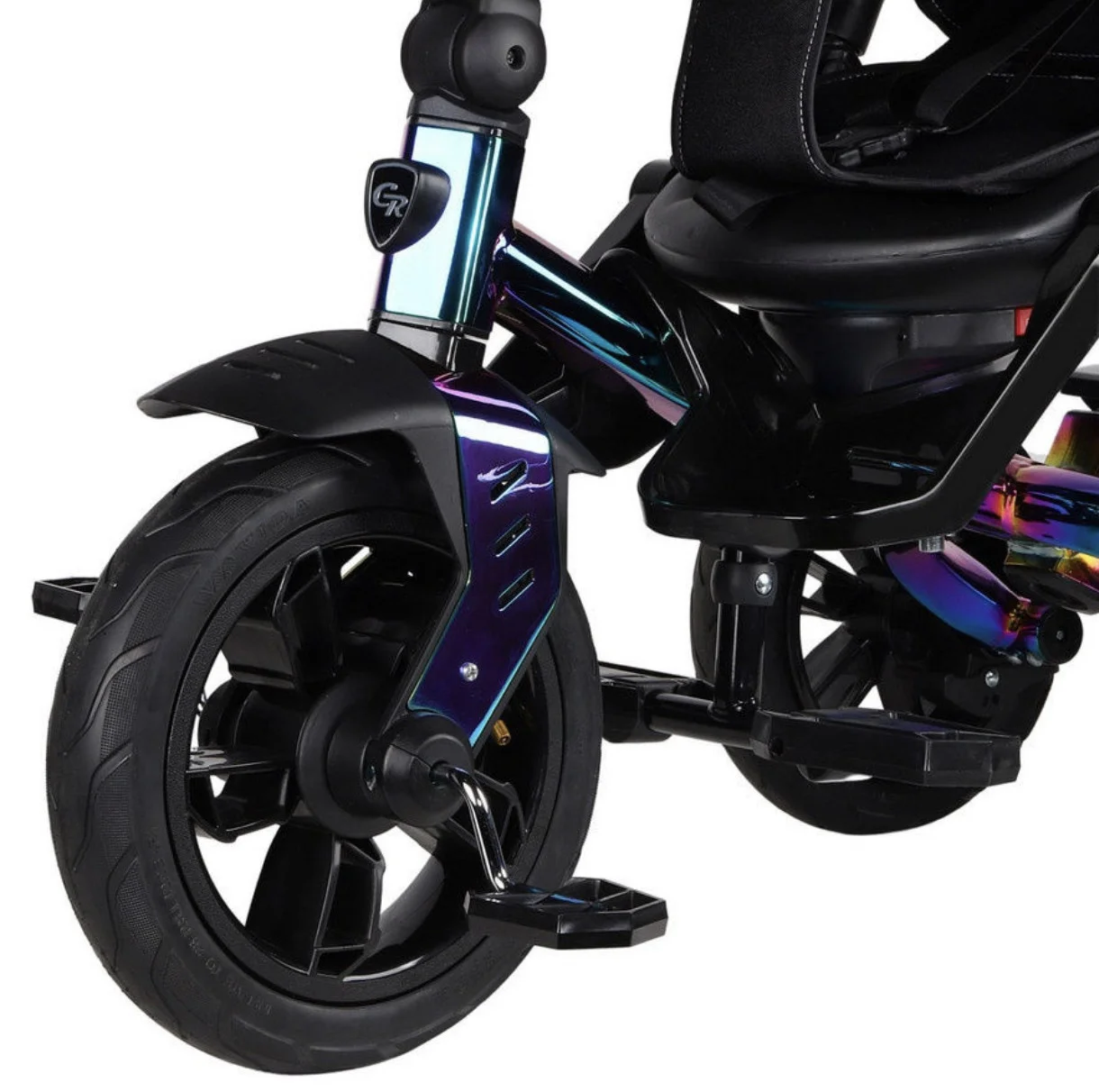 Детский трёхколесный велосипед City-Ride Lunar, поворотное сиденье, надувные колеса - фото 5 - id-p177938497