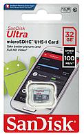 Карта памяти SanDisk Ultra microSDHC UHS-I 32GB