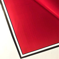 Пленка "Пастель", 58 см*58 см, 20 листов, красный