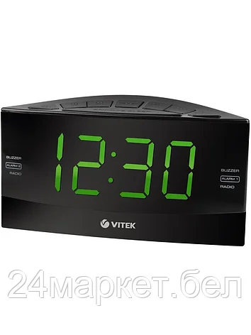 Радиочасы Vitek VT-6603 BK, фото 2