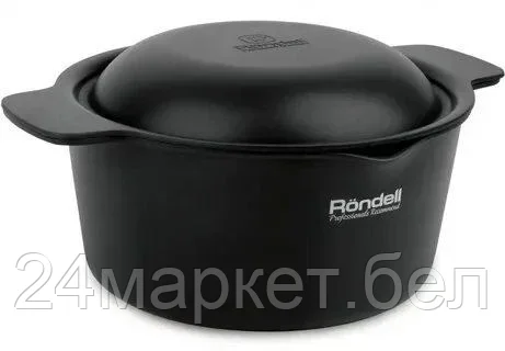 RDA-1440 Кастрюля с/кр 24 см 4,2 л Trumpf Rondell (BK) - фото 1 - id-p177939563