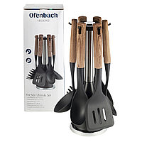 Набор кухонных принадлежностей с подставкой 7 пр. нейлоновые Ofenbach 100902, фото 2