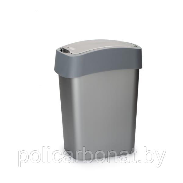 Конт. для мусора Pacific Flip Bin 25L, серый/графит - фото 1 - id-p107896035