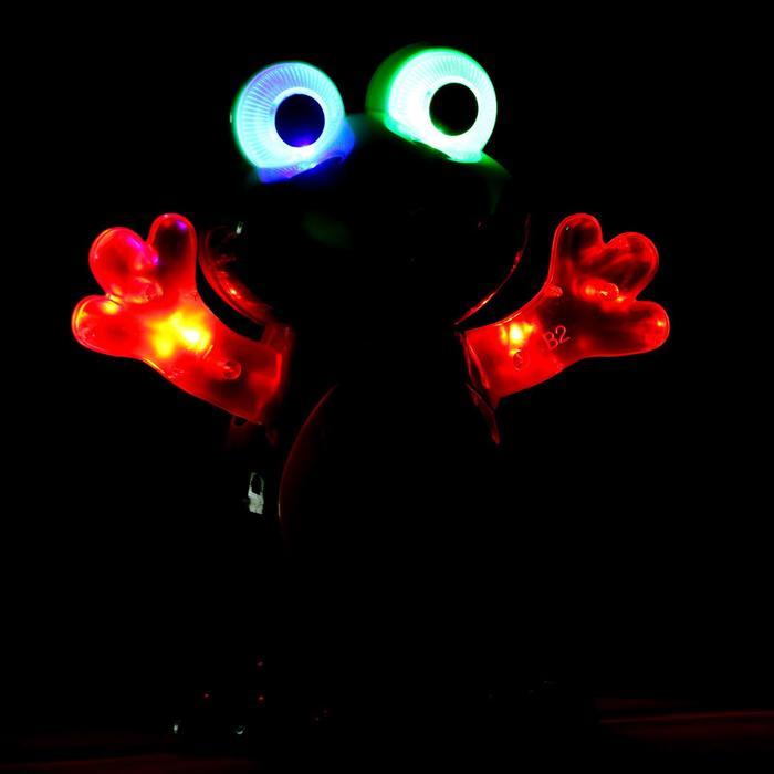 Игрушка «Лягушка», работает от батареек, танцует, световые и звуковые эффекты - фото 4 - id-p177949867