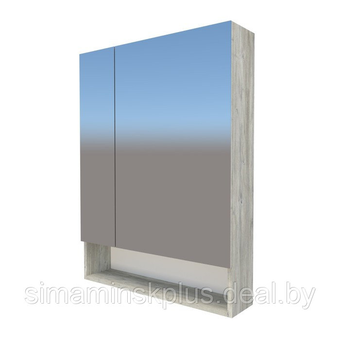 Шкаф-Зеркало "Коломбо 60" пальмира 15 см х 60 см х 80 см - фото 1 - id-p177951140
