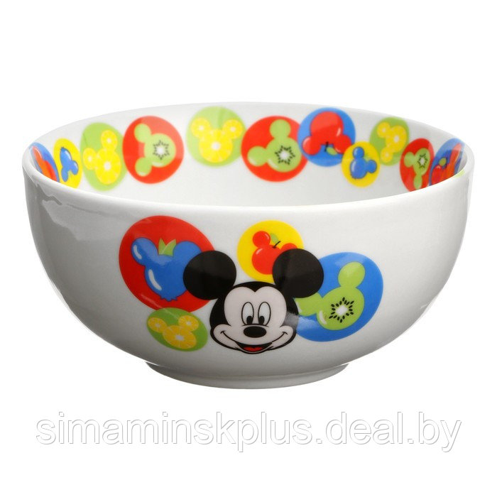 Набор детской посуды "Микки" 2 предмета: салатник, кружка, Микки Маус и его друзья, - фото 3 - id-p177954076