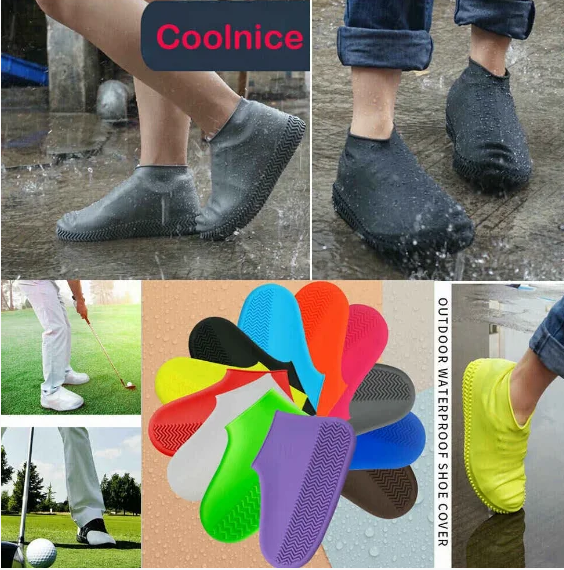 Бахилы от дождя (дождевики) и песка многоразовые силиконовые Waterproof Silicone Shoe. Суперпрочные - фото 1 - id-p104942214