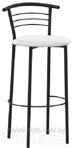 Барный стул МАРКО хокер блек для бара и кафе MARCO Hoker Black кож/зам V - фото 1 - id-p177955078