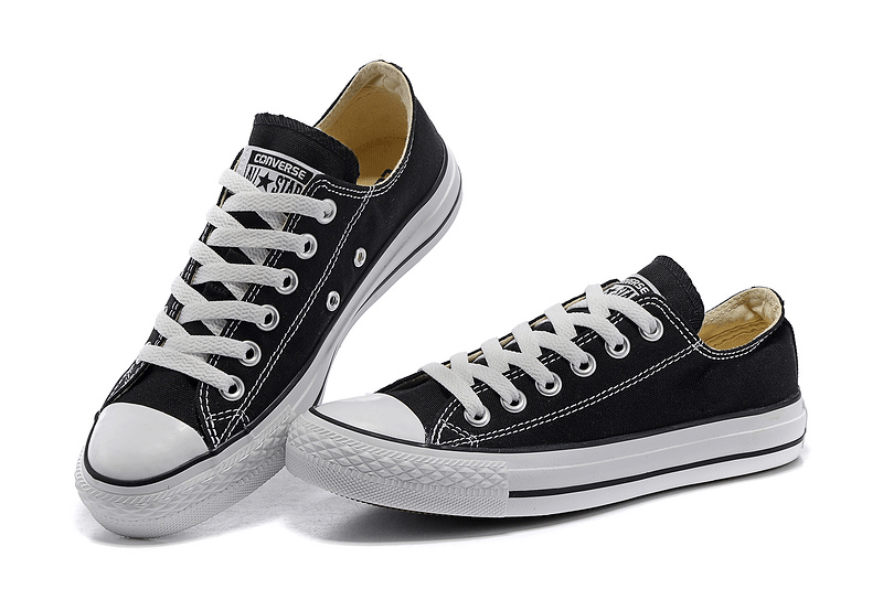 Кеды Converse All Star чёрно-белые низкие - фото 2 - id-p177958329