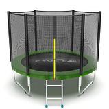 EVO JUMP External 8ft (Green) Батут с внешней сеткой и лестницей, диаметр 8ft (зеленый), фото 3