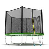 EVO JUMP External 8ft (Green) Батут с внешней сеткой и лестницей, диаметр 8ft (зеленый), фото 5