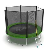 EVO JUMP External 8ft (Green) Батут с внешней сеткой и лестницей, диаметр 8ft (зеленый), фото 4