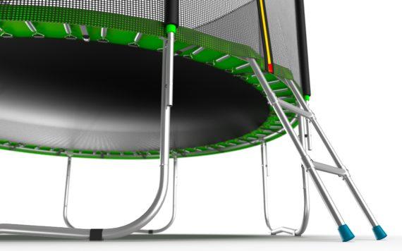 EVO JUMP External 8ft (Green) Батут с внешней сеткой и лестницей, диаметр 8ft (зеленый) - фото 6 - id-p177958342