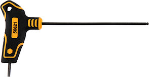 Ключ c T-образной ручкой с шариком HEX 3.0мм 100х13х59мм "Vorel" 56622