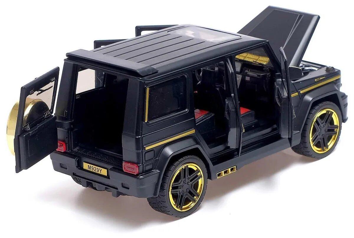 Машинка1:24 Mercedes-Benz G-class Гелендваген металлическая инерционная - фото 3 - id-p177961288