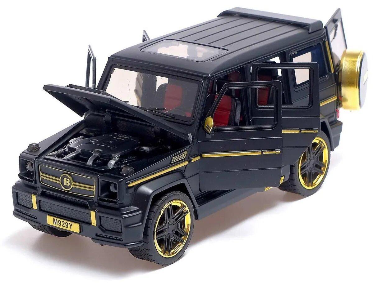 Машинка1:24 Mercedes-Benz G-class Гелендваген металлическая инерционная - фото 6 - id-p177961288