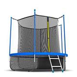 EVO JUMP Internal 10ft (Sky). Батут с внутренней сеткой и лестницей, диаметр 10ft (синий) + нижняя сеть, фото 4